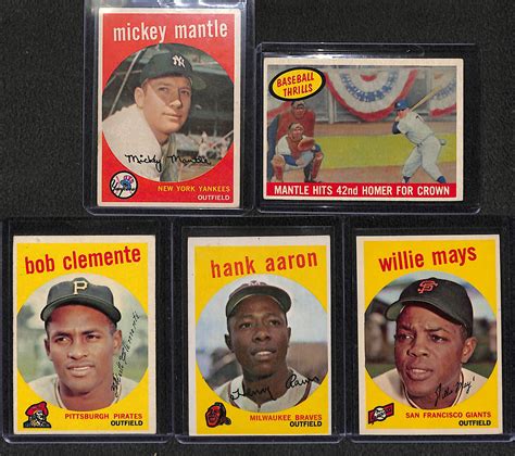 Lot Detail 1959 Topps Complete Baseball Card Set Of 572 Cards