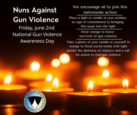 Nuns Against Gun Violence Dominican Sisters Of Springfield Illinois