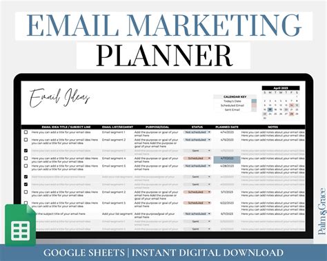 Diy Email Marketing Planner