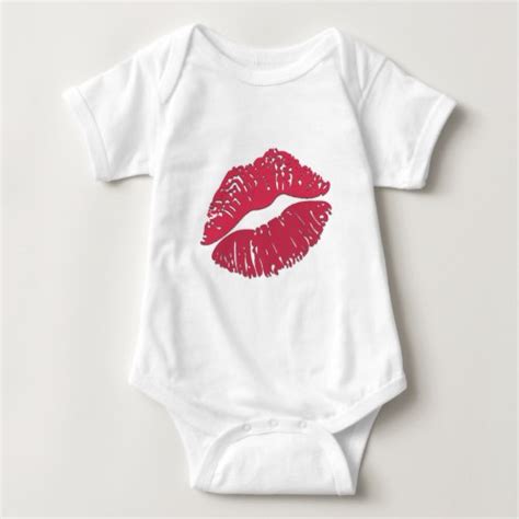 Kiss Mark Emoji Baby Bodysuit - EmojiPrints