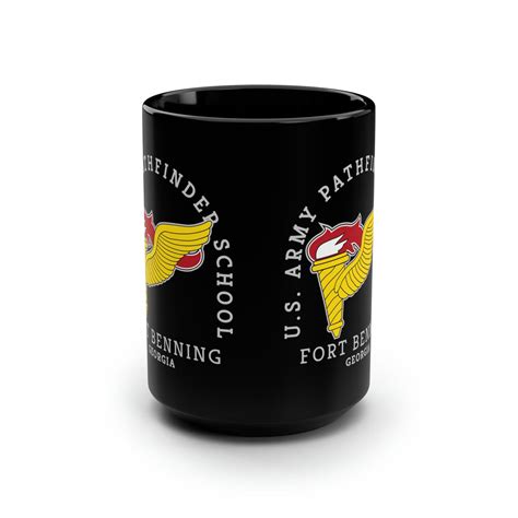 Pathfinder School Fort Benning Black Mug American Marauder