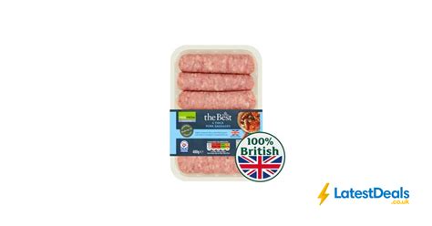 Morrisons The Best Thick Pork Sausages £2 At Morrisons