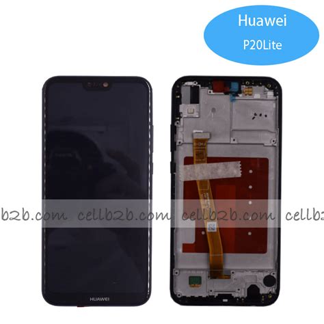 Original Pantalla Huawei P Lite Nova E Negra Con Marco Completa Lcd