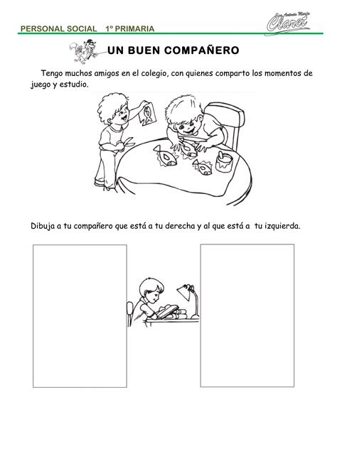 Personal Social Primer Grado Educación De Valores Primeros Grados