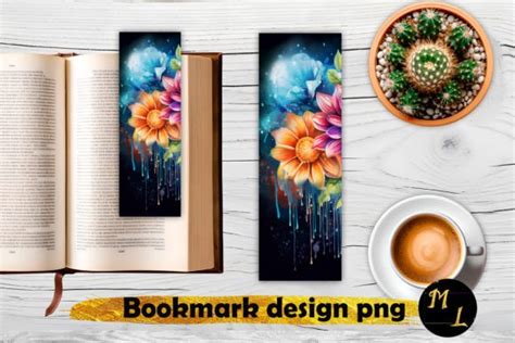 Flower Bookmark Sublimation Graphic By Daryaboska Creative Fabrica