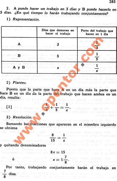 Ejemplos de planteo y resolución de ecuaciones fraccionarias 3