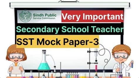 Sst Test Preparation Sst Mock Paper Science General Category Sst