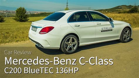 Mercedes Benz C Class C200 Bluetec 2015 Amg Line Car Review Youtube