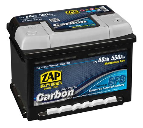 Akumulator ZAP EFB 12V 60Ah 550A Carbon Start Stop Carbon EFB za 520 zł