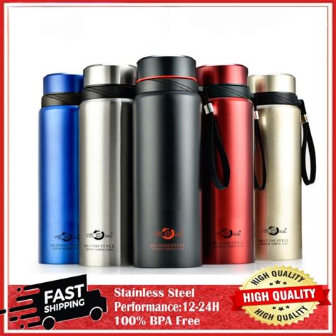 Stainless Steel Hot Cold Thermos Flask Bottle Tumbler Botol Air Viral Botol Termos Botol Air