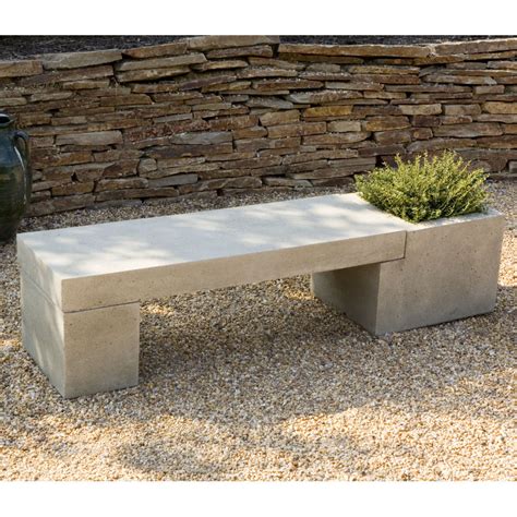 Stone Modular Outdoor Seating Set Small Kinsey Garden Decor Garden