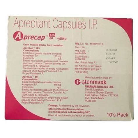 Aprepitant Aprecap Capsules Glenmark Pharmaceuticals Ltd At Rs