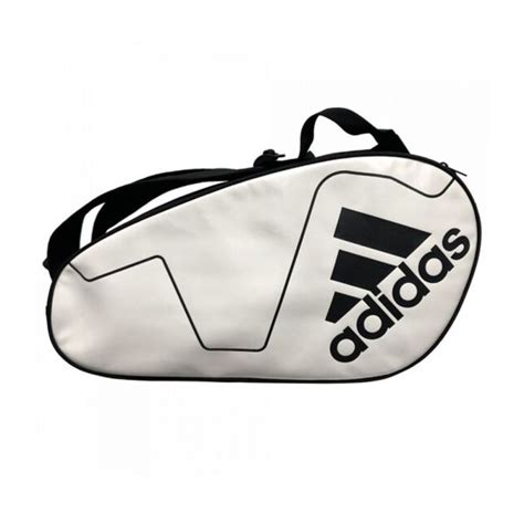 Paletero Adidas Carbon Control Blanco Negro Calidad De Primer Nivel