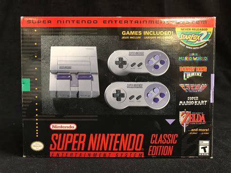 Super Nintendo Entertainment System Classic Edition W Box