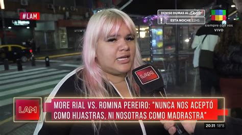 More Rial habló sobre la separación de Jorge Rial con Romina Pereiro