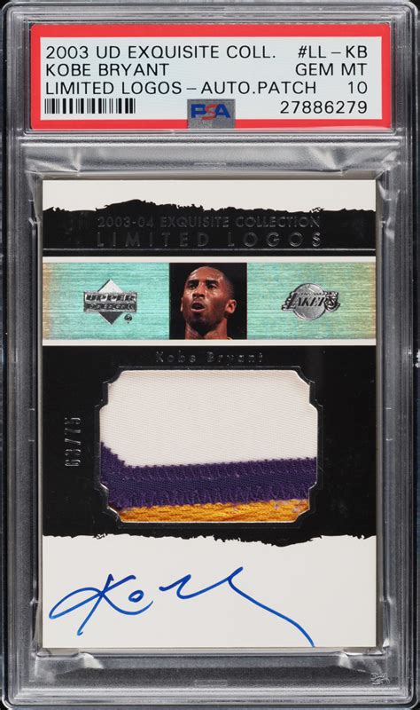 Michael Jordan Kobe Bryant Dual Signed Card Highlights PWCC Auction