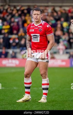 Deon Cross Of Salford Red Devils Arrives Ahead Of The The Betfred Super