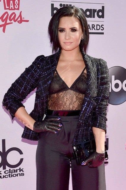 Exclusive Demi Lovato Teases New Tour Rocks Sexy Sheer Top At