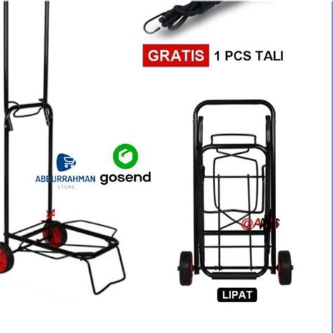 Jual Troli Alat Angkut Barang Galon Gas Kardus Tabung Oksigen Lipat