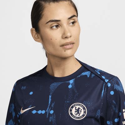 Chelsea F C Academy Pro Women S Nike Dri Fit Football Short Sleeve Pre