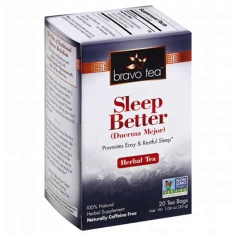 Bravo Tea Sleep Better Herbal Tea, 20 ct - Fry’s Food Stores