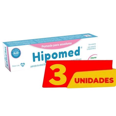 Kit Uni Hipomed Pomada Assadura G Preven O De Assaduras Cimed