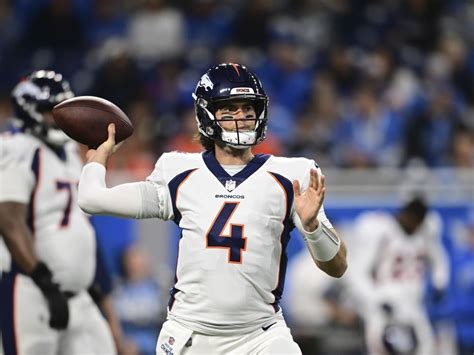 Denver Broncos Bench Russell Wilson And Will Turn To Jarrett Stidham