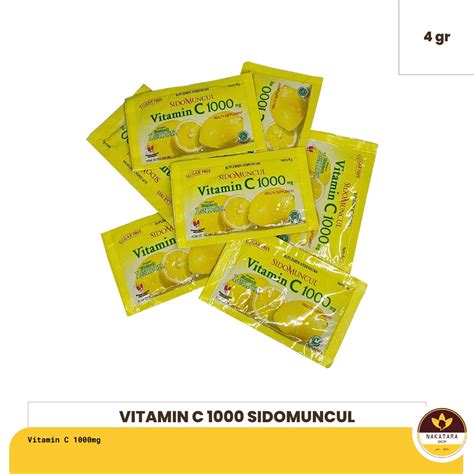 Jual Vitamin C Sido Muncul Rasa Lemon Sachet Eceran Shopee Indonesia