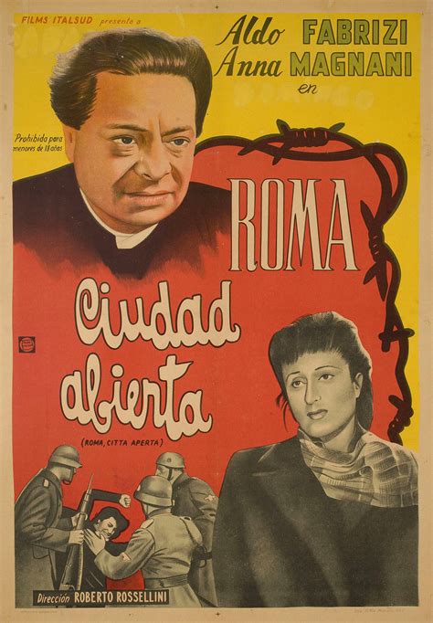 Rome, Open City Original 1945 Argentine Movie Poster - Posteritati ...