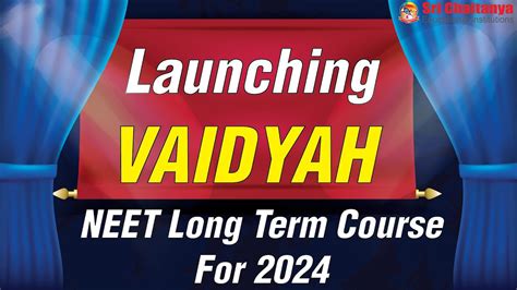 Launching Vaidyah Neet Long Term Course For Students Telugu