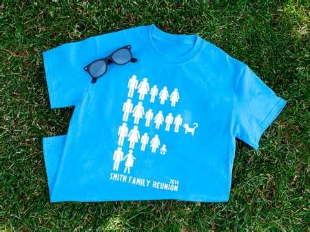 Create Personalized Family Reunion T-Shirts – Party Ideas