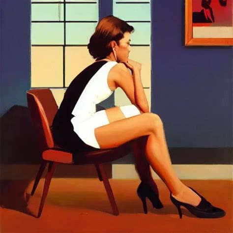 Artwork By Jack Vettriano W Stable Diffusion