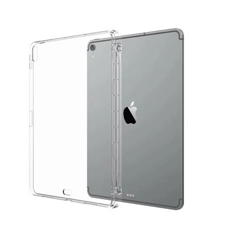 For ipad pro 12.9 case 2018 with pencil holder Shockproof transparent ...