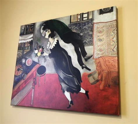 Marc Chagall The Birthday Canvas Marc Chagall The Birthday | Etsy