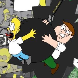 Homer Vs. Peter by Hypno-Scream on Newgrounds