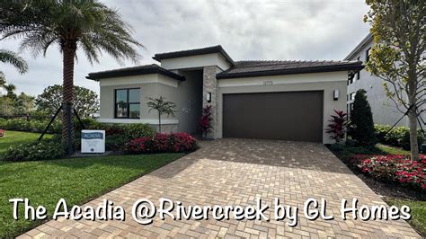 New Construction Home Tour The Acadia Rivercreek By GL Homes Estero