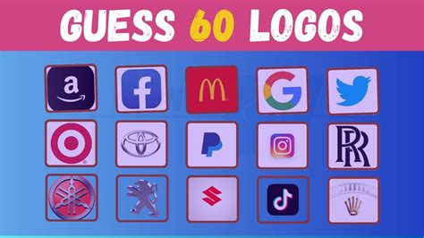 Guess The Logo Quiz Can You Guess The 60 Logos 60 Famous Logos