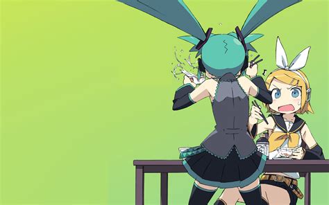 Fond d écran illustration Anime dessin animé Vocaloïde Hatsune