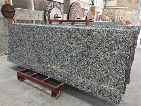 Wave White Granite Slabs