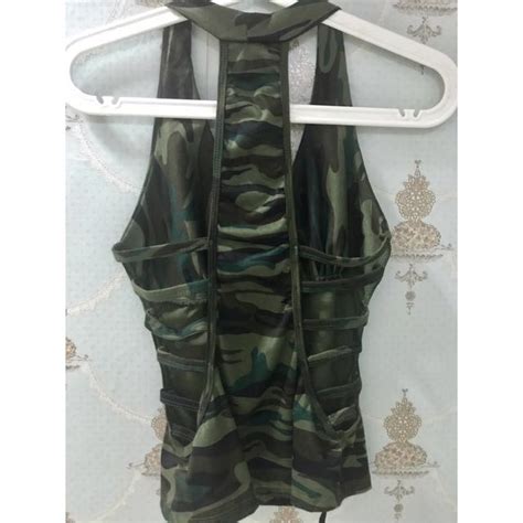 Sexy Camo Tank Top Womens Fashion Tops Sleeveless On Carousell