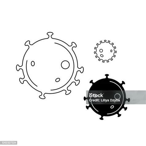 病毒 白色背景上的黑白向量圖冠 狀 病毒向量圖形及更多2019冠狀病毒病圖片 2019冠狀病毒病 俄羅斯 健保和醫療 Istock