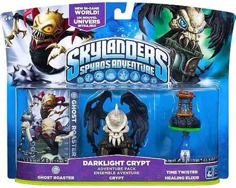 Skylanders Spyros Adventure Darklight Crypt Adventure Pack Ghost Roaster, Crypt, Time Twister ...