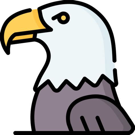 Bald eagle Special Lineal color icon