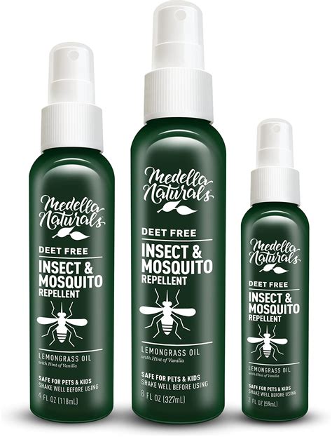 Deet Free Insect And Mosquito Repellent Travel Pack 2 4 8oz Nice Smelling Insect