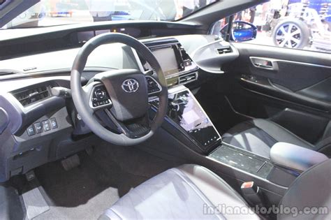 Toyota Mirai interior at the 2014 Los Angeles Auto Show