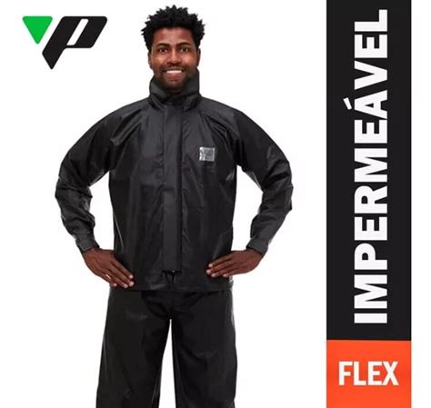 Kit Capa Chuva Conjunto Roupa Motoqueiro Flex Impermeável