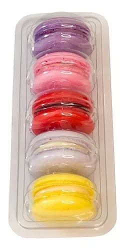 Embalagem Para 5 Macarons Grandes 40 Unidades Parcelamento Sem Juros