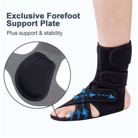 Jomeca Drop Foot Brace With Arch Support Adjustable Afo For Walking