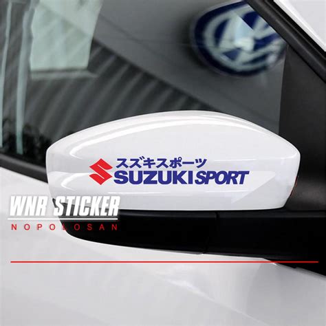 Jual Sticker Suzuki Sticker Spion Sticker Mobil Shopee Indonesia