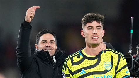 Brentford 0 1 Arsenal Kai Havertz Scores Late Header To Send Gunners